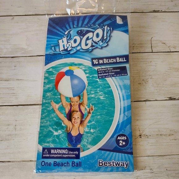 (3) H2O GO 2 Pink/Grey Adult Full Size Raft/Floats & 16" Beachball New - Picture 2 of 5